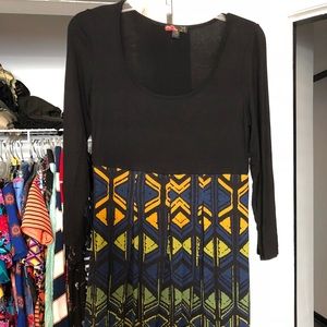 Long sleeve midi dress